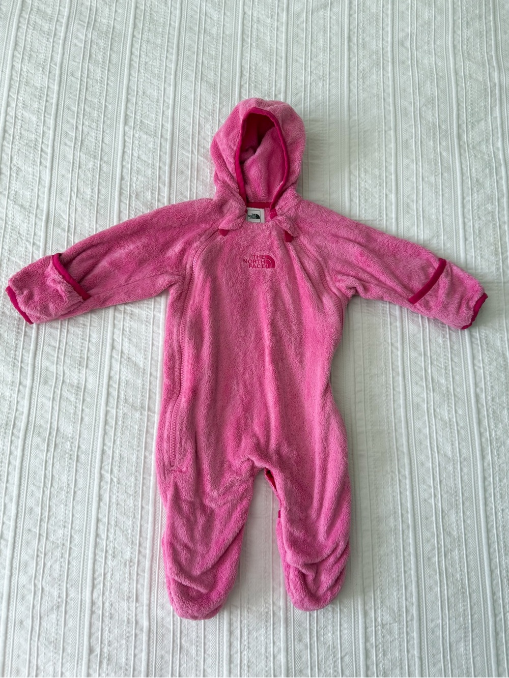 The North Face Baby Girl Pink Buttery Fleece Bunting Snowsuit 3-6M